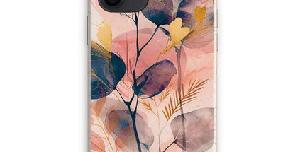 Peachy Golden Flora Escape Eco Phone Case by Prodigi