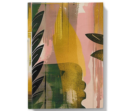 Echos of Duality Golden Pink Reflection Hardback Journal