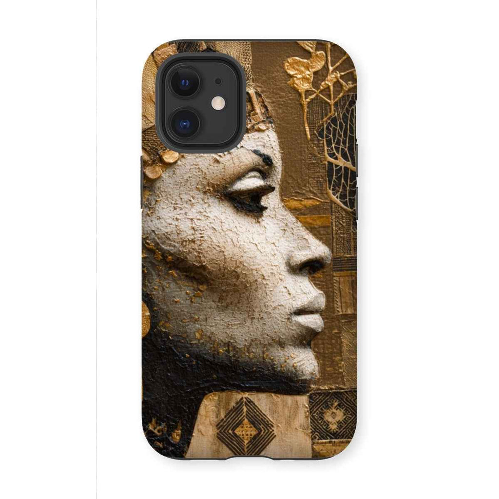 Afrocentric Golden Empress Dual Layer Tough Phone Case