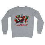 Joy To The World Christmas  Crew Neck Sweatshirt