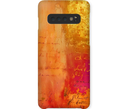 Warm Amber Seranade Snap Phone Case Eclectic Art - D'Sare
