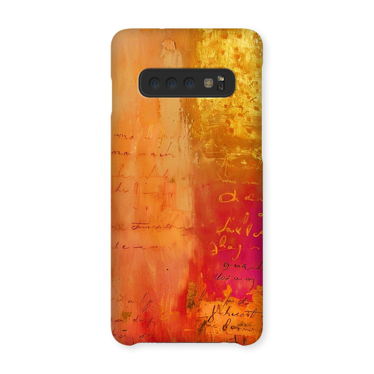 Warm Amber Seranade Snap Phone Case Eclectic Art - D'Sare