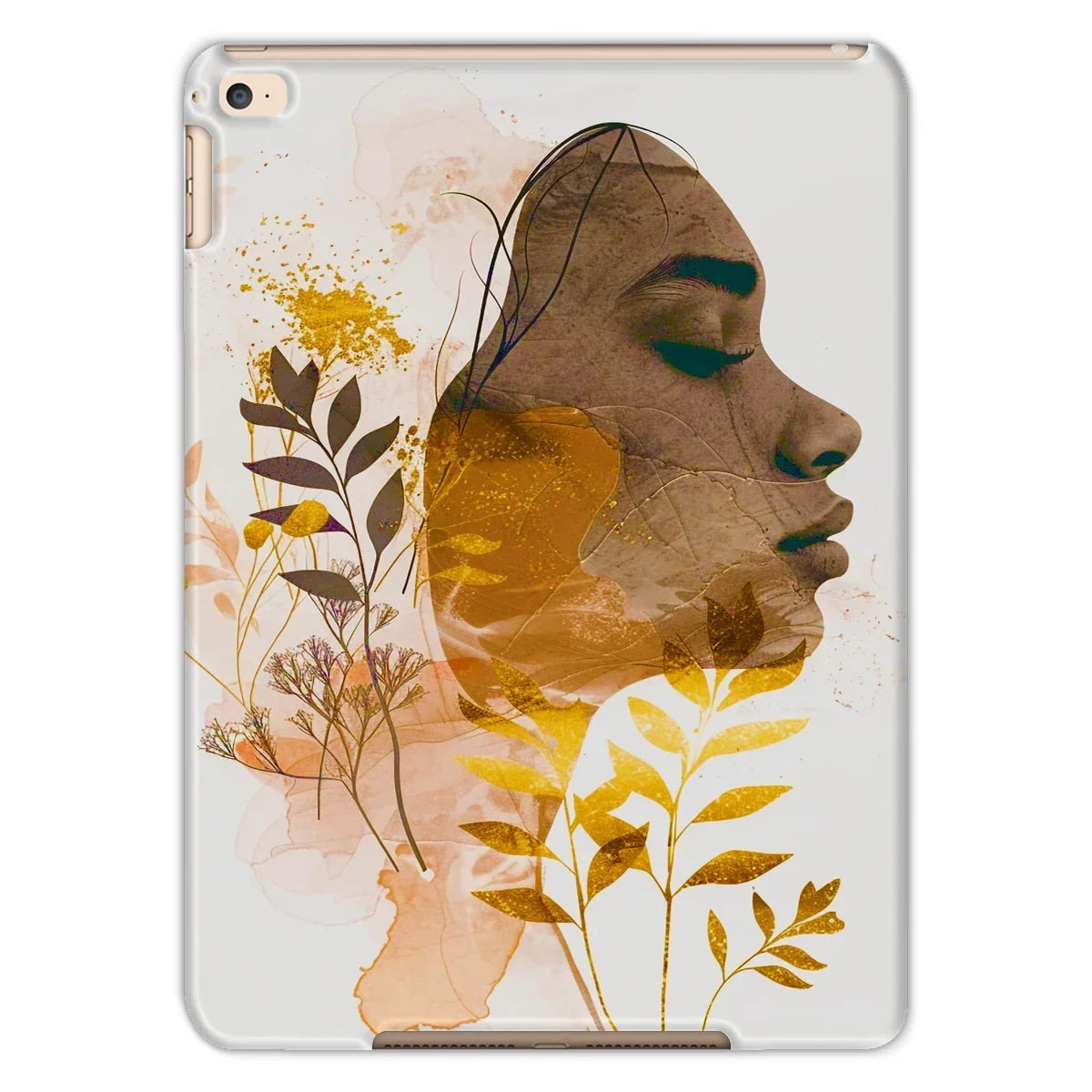 Golden Harmony Silhouette 06 Tablet Cases by Prodigi