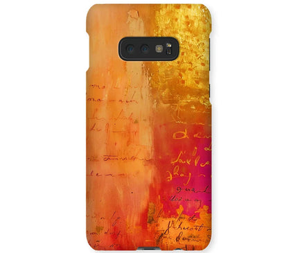 Warm Amber Seranade Snap Phone Case Eclectic Art - D'Sare