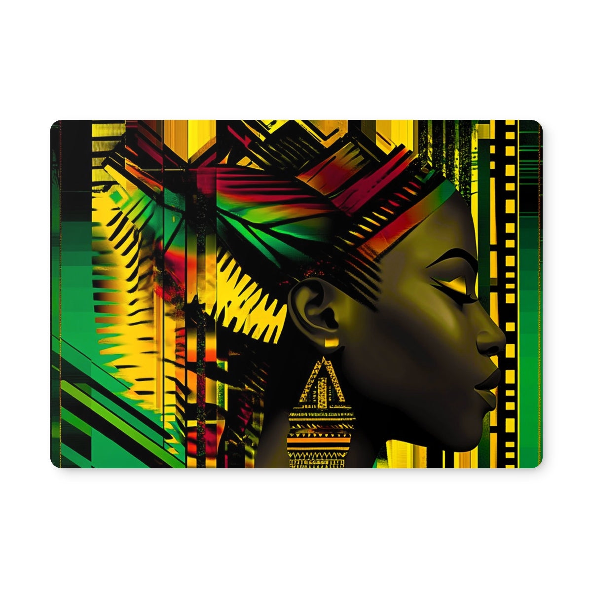 African Print Empress  Placemat - D'Sare