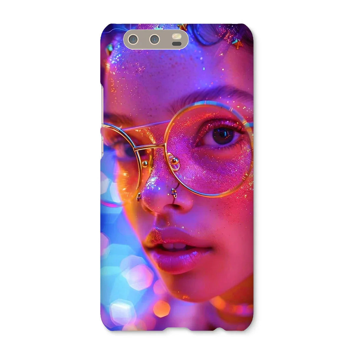 Woman Cosmic Radiance Dreamy Stardust  Snap Phone Case - D'Sare