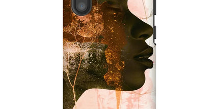Golden Silence Serene Echoes Tough Phone Case by Prodigi