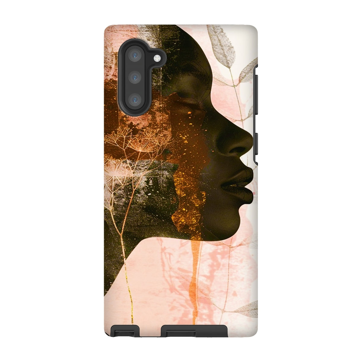 Golden Silence Serene Echoes 06 Tough Eclectic Art Phone Case - D'Sare