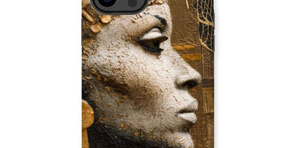 Afrocentric Golden Empress Tough Phone Case by Prodigi
