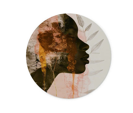 Golden Silence Serene Echoes 06 Glass Chopping Board - D'Sare