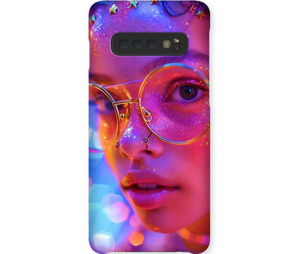 Woman Cosmic Radiance Dreamy Stardust  Snap Phone Case - D'Sare