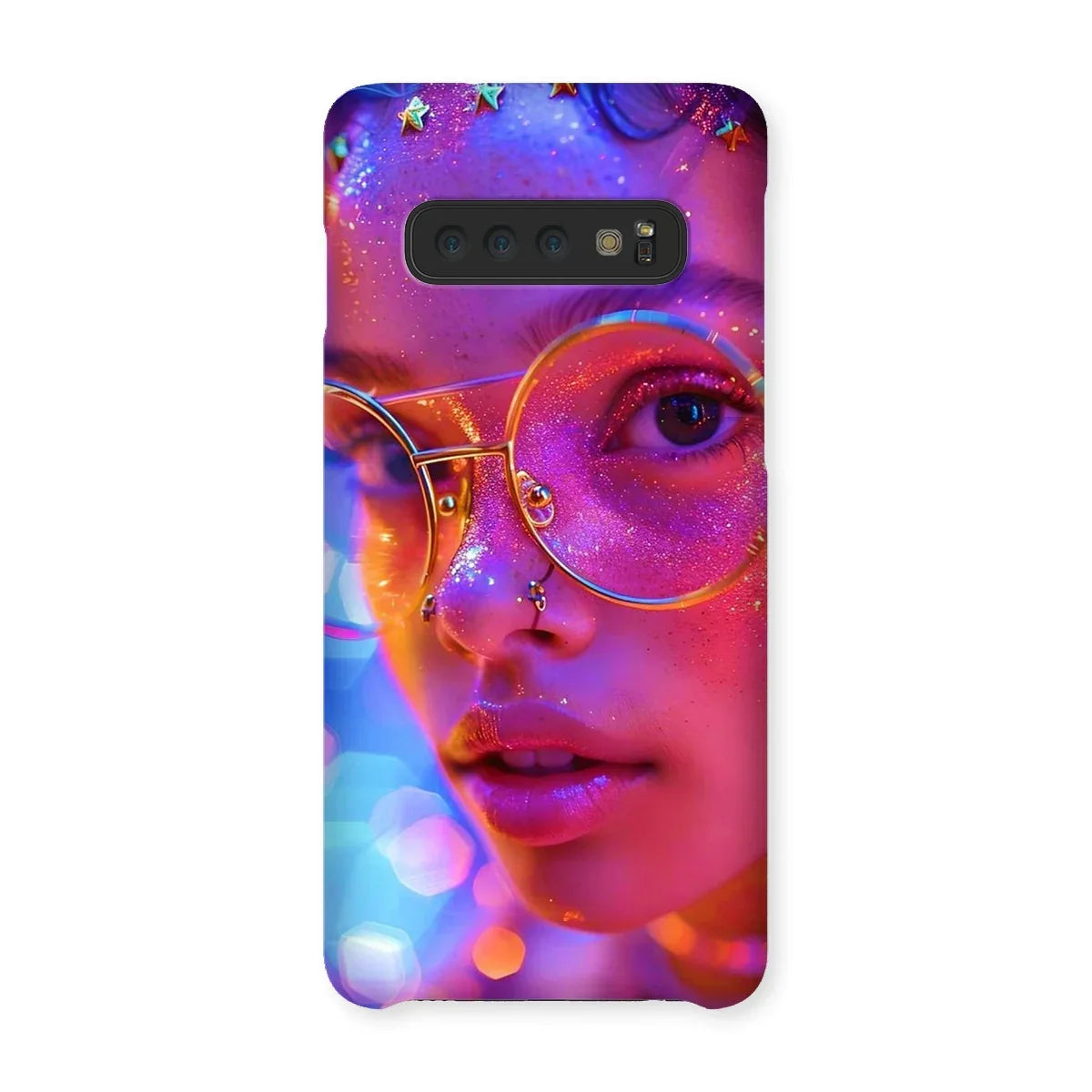 Woman Cosmic Radiance Dreamy Stardust  Snap Phone Case - D'Sare
