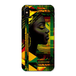 Abstract Red and Green Black Queen Fusion Snap Phone Case