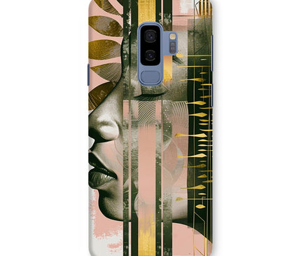 Peach and Gold Abstract Snap Phone Case