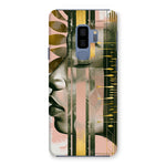 Echoes of Life: Afrocentric Meditation Peach and Gold Abstract Art Eclectic  Snap Phone Case