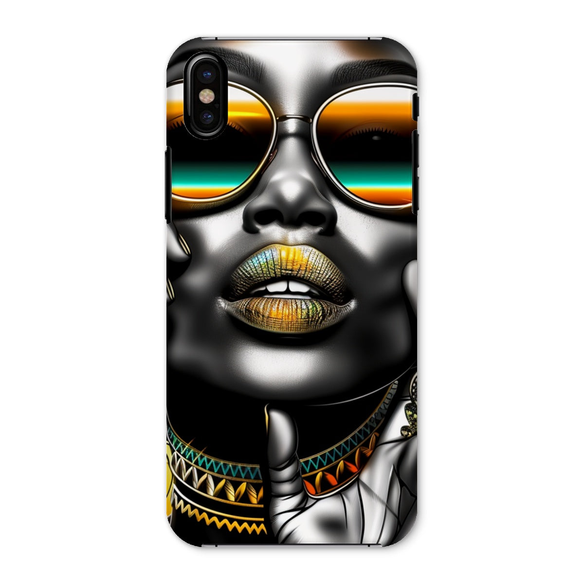 Vibrant Flow Girl Snap Phone Case - D'Sare