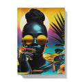 Tropical Sunset Dreams : Neon Vibes Hardback Journal by Prodigi