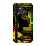 Abstract Red and Green Black Queen Fusion Snap Phone Case