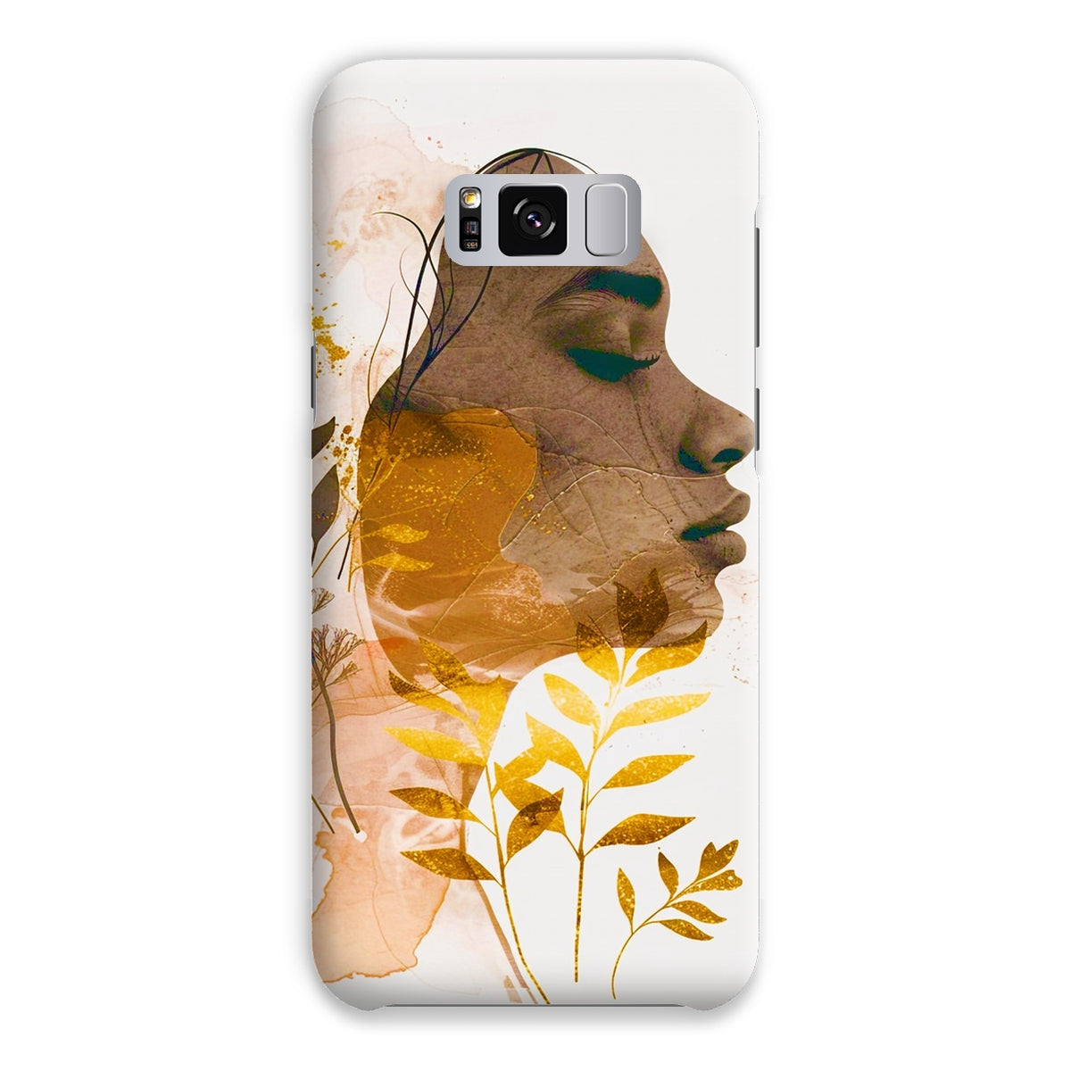 Golden Harmony Silhouette 06 Snap Phone Case - D'Sare