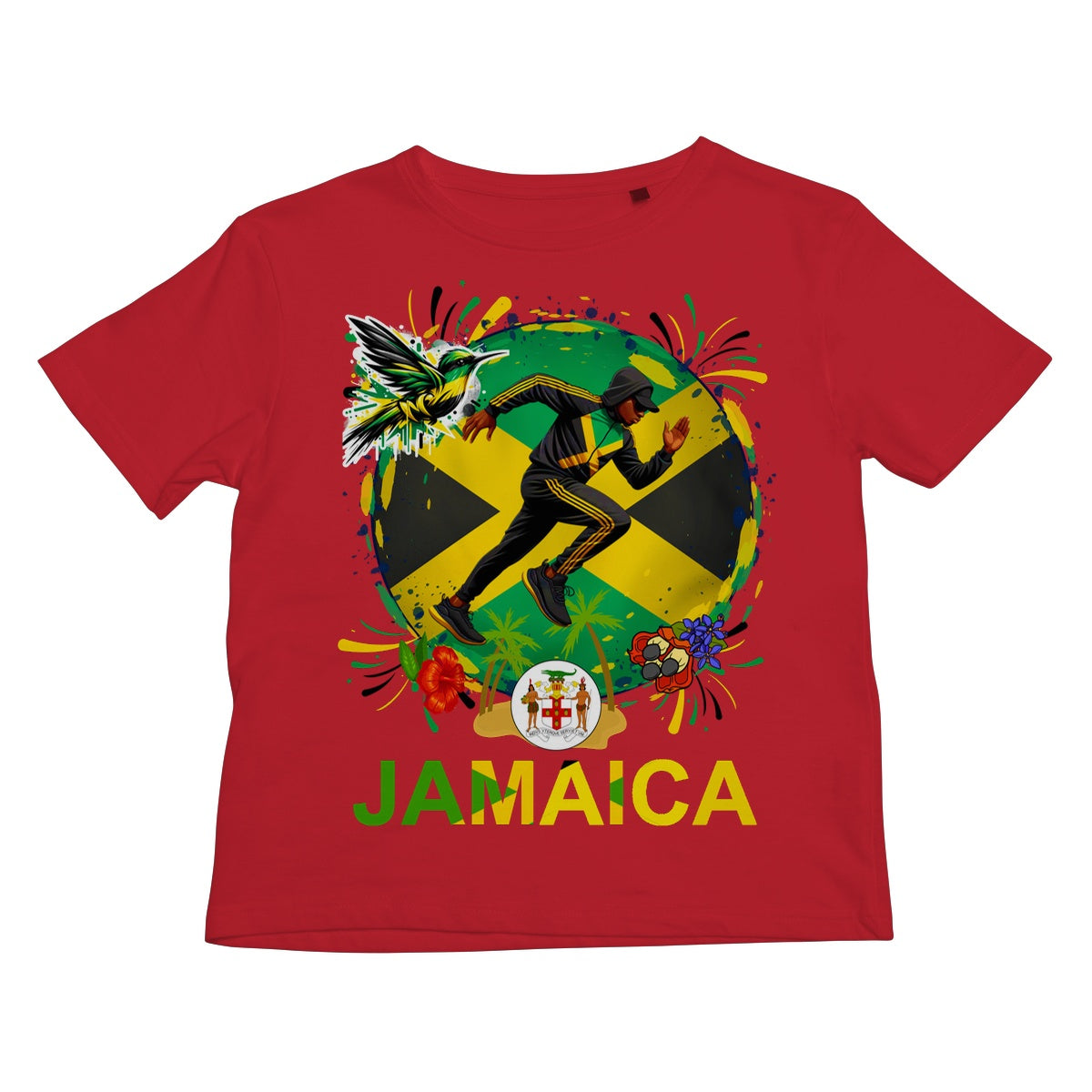 Jamaica Love Graffiti  Kids T-Shirt