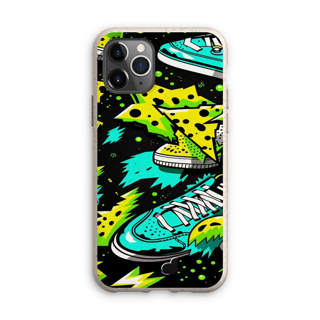 Electric Kicks Art: Urban Pop Art  Explosion, Graffiti  Eco Phone Case - D'Sare
