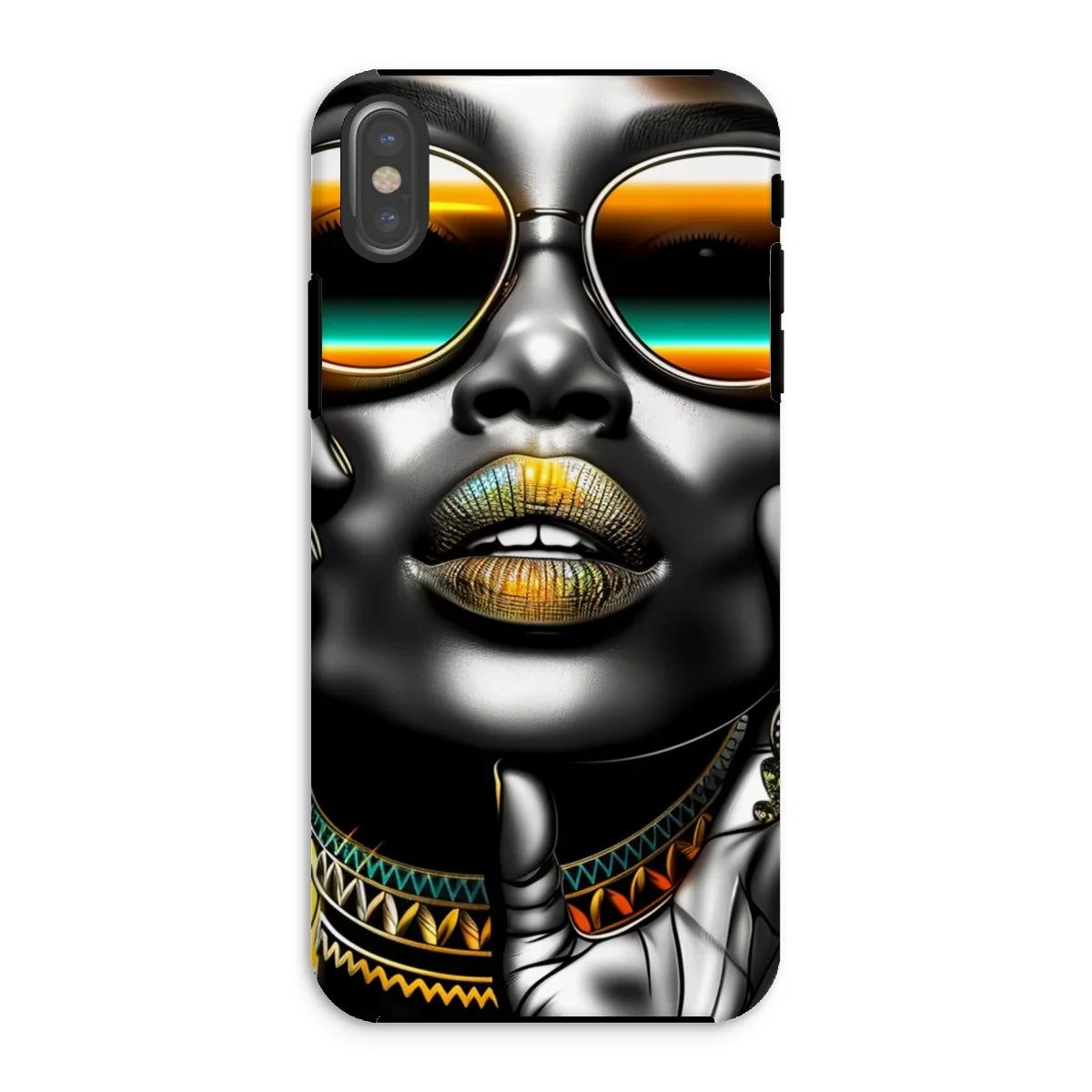 Vibrant Flow Girl Tough Phone Case - D'Sare