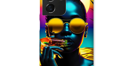 Tropical Sunset Dreams : Neon Vibes Snap Phone Case by Prodigi