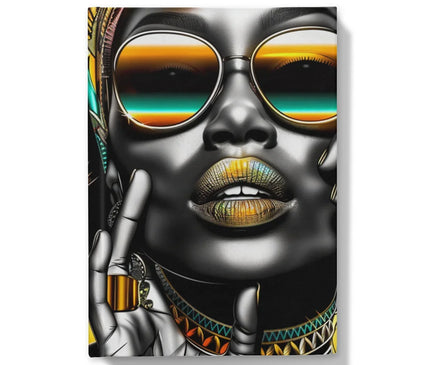 Vibrant Flow Girl Hardback Journal - D'Sare