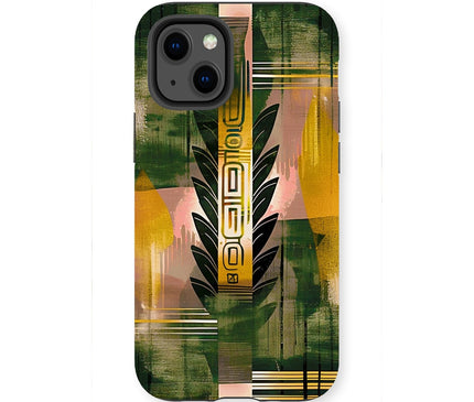 Echos of Duality Golden Reflection Tough Phone Case