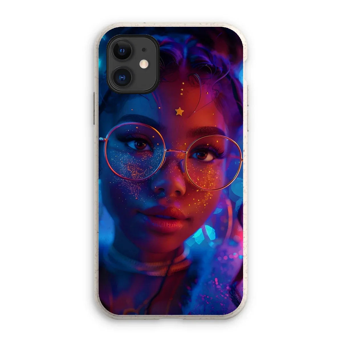 Black Girl Magic Stardust Cosmic Vibe| Black Woman Magic  Eco Phone Case - D'Sare