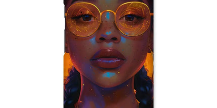 Solar Flare Radiant Soul Beautiful Black Girl Snap Phone Case by Prodigi
