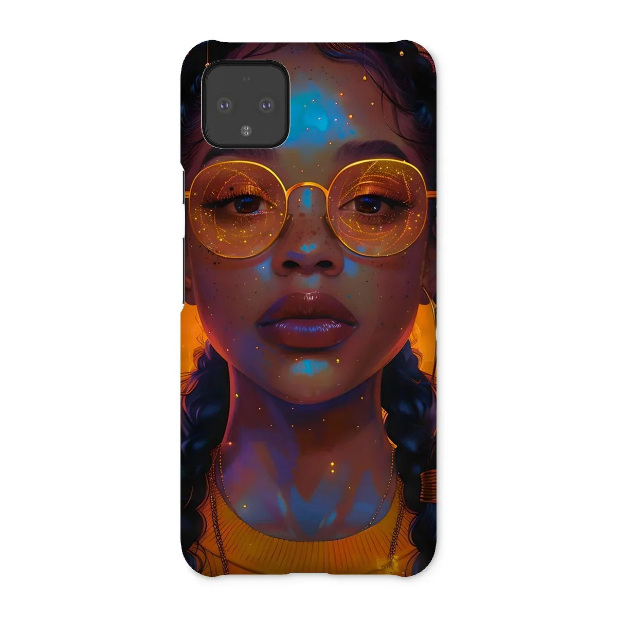 Solar Flare Radiant Soul  Beautiful Black Girl  Snap Phone Case - D'Sare