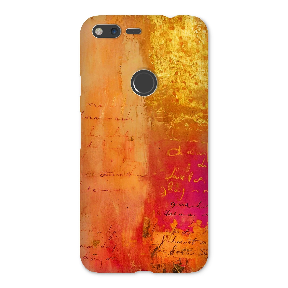 Warm Amber Seranade Snap Phone Case Eclectic Art - D'Sare