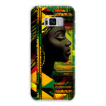 Abstract Red and Green Black Queen Fusion Snap Phone Case