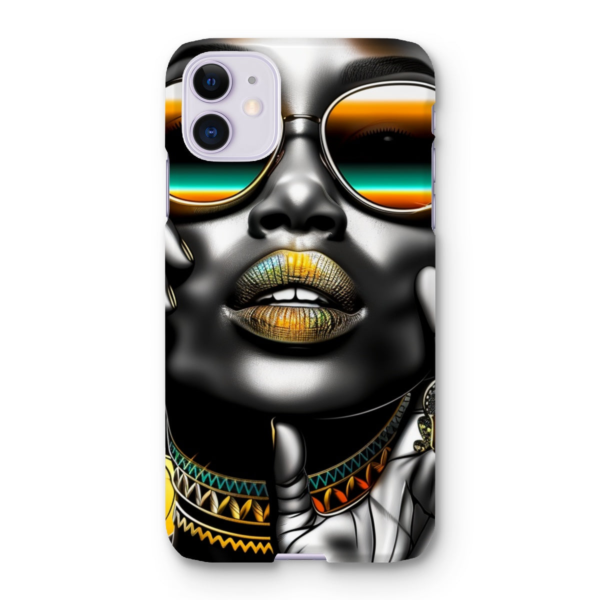 Vibrant Flow Girl Snap Phone Case - D'Sare