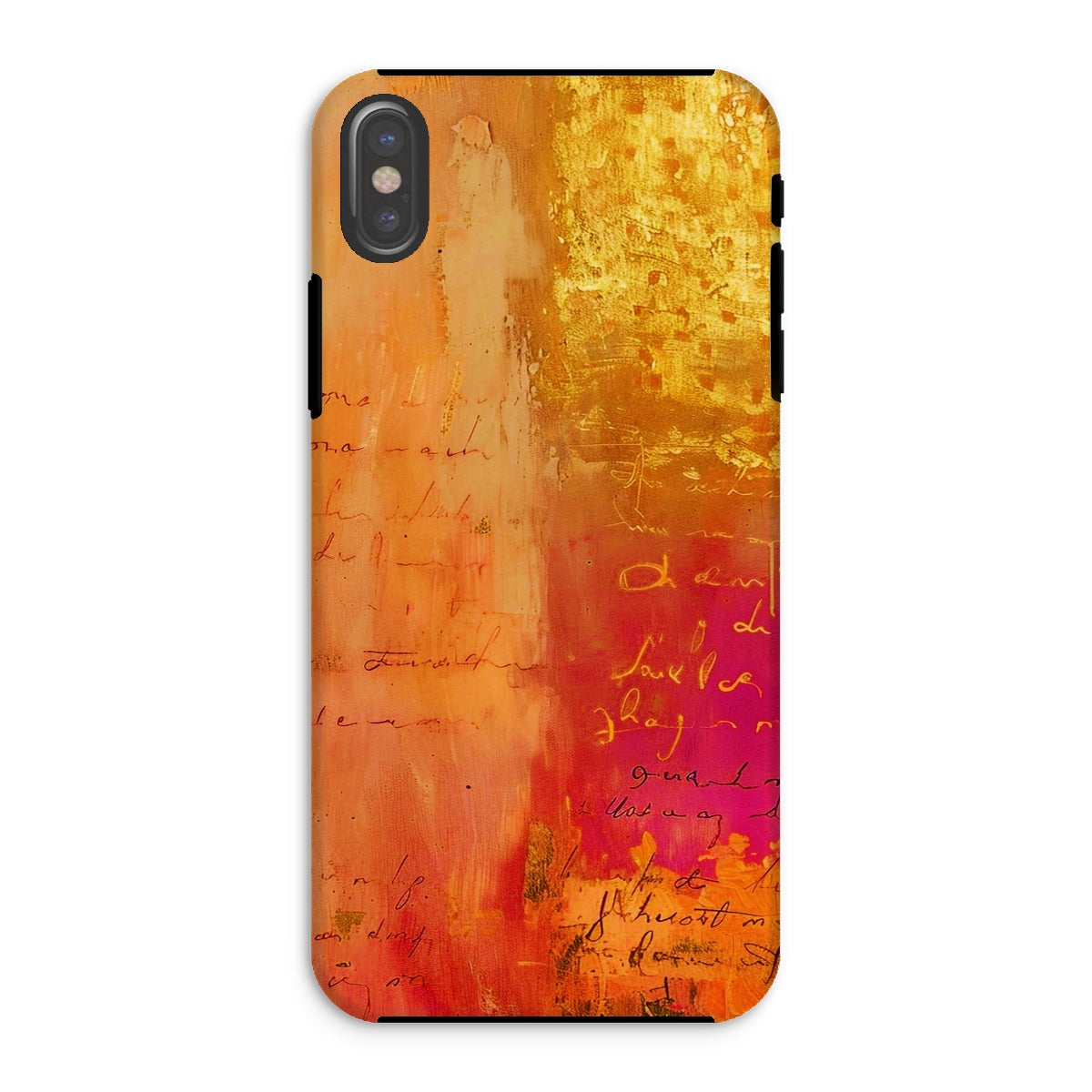 Warm Amber Seranade Tough Phone Case Eclectic Art - D'Sare