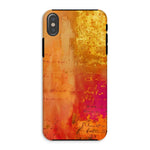 Warm Amber Seranade Tough Phone Case Eclectic Art - D'Sare