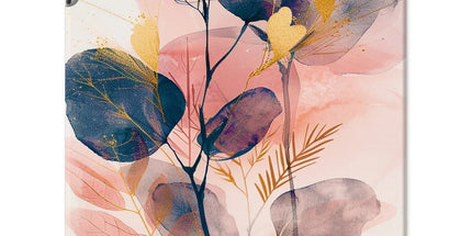 Peachy Golden Flora Escape Tablet Cases by Prodigi