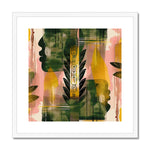 Echos of Duality Golden Pink Reflection Framed & Mounted Print