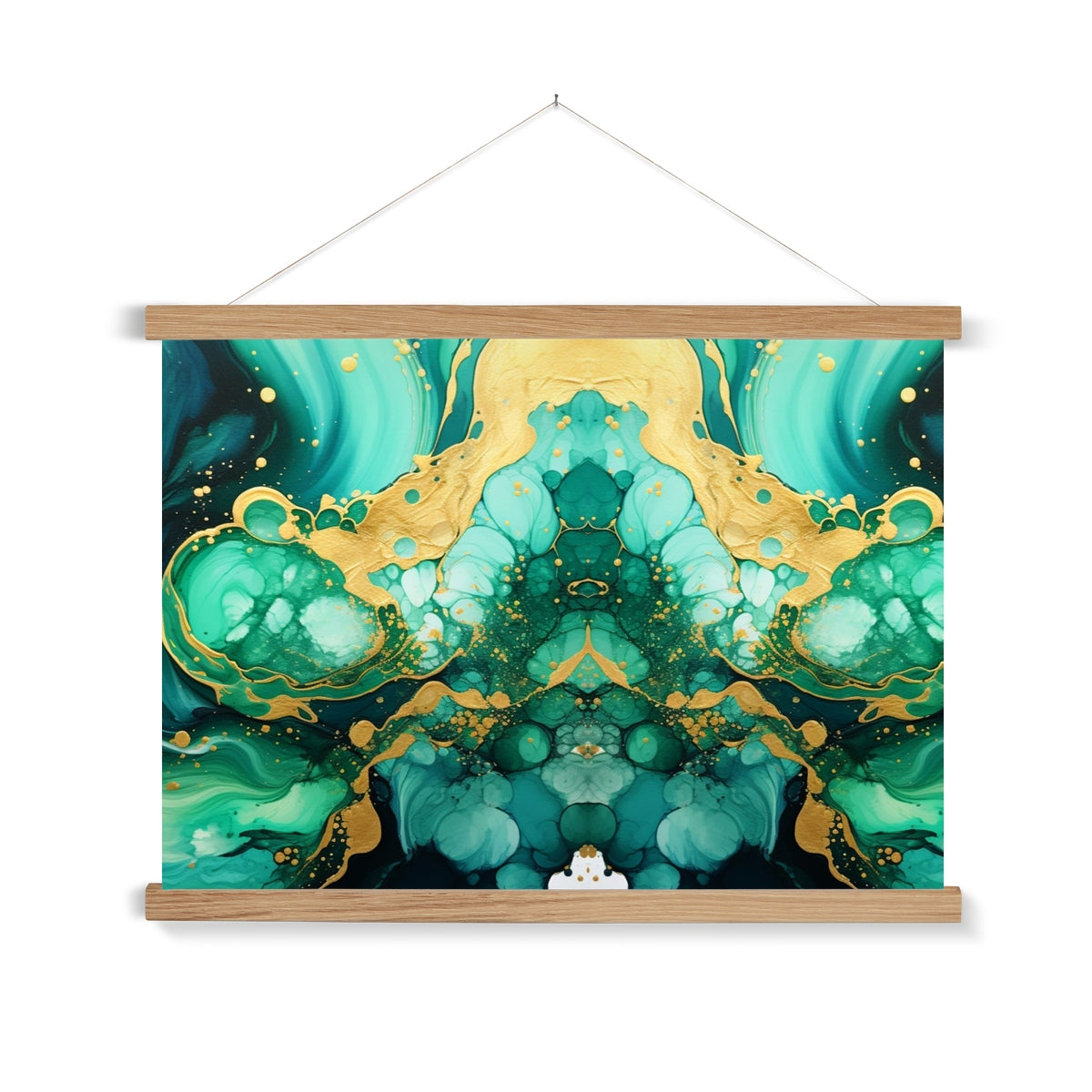 Greengoldale Fine Art Print with Hanger - D'Sare