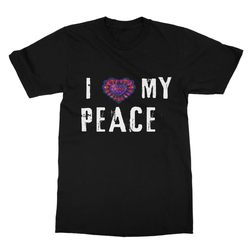 I Love My Peace Softstyle T-Shirt - D'Sare