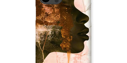 Golden Silence Serene Echoes Snap Phone Case by Prodigi
