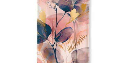 Peachy Blue Golden Flora Escape Towel by Prodigi
