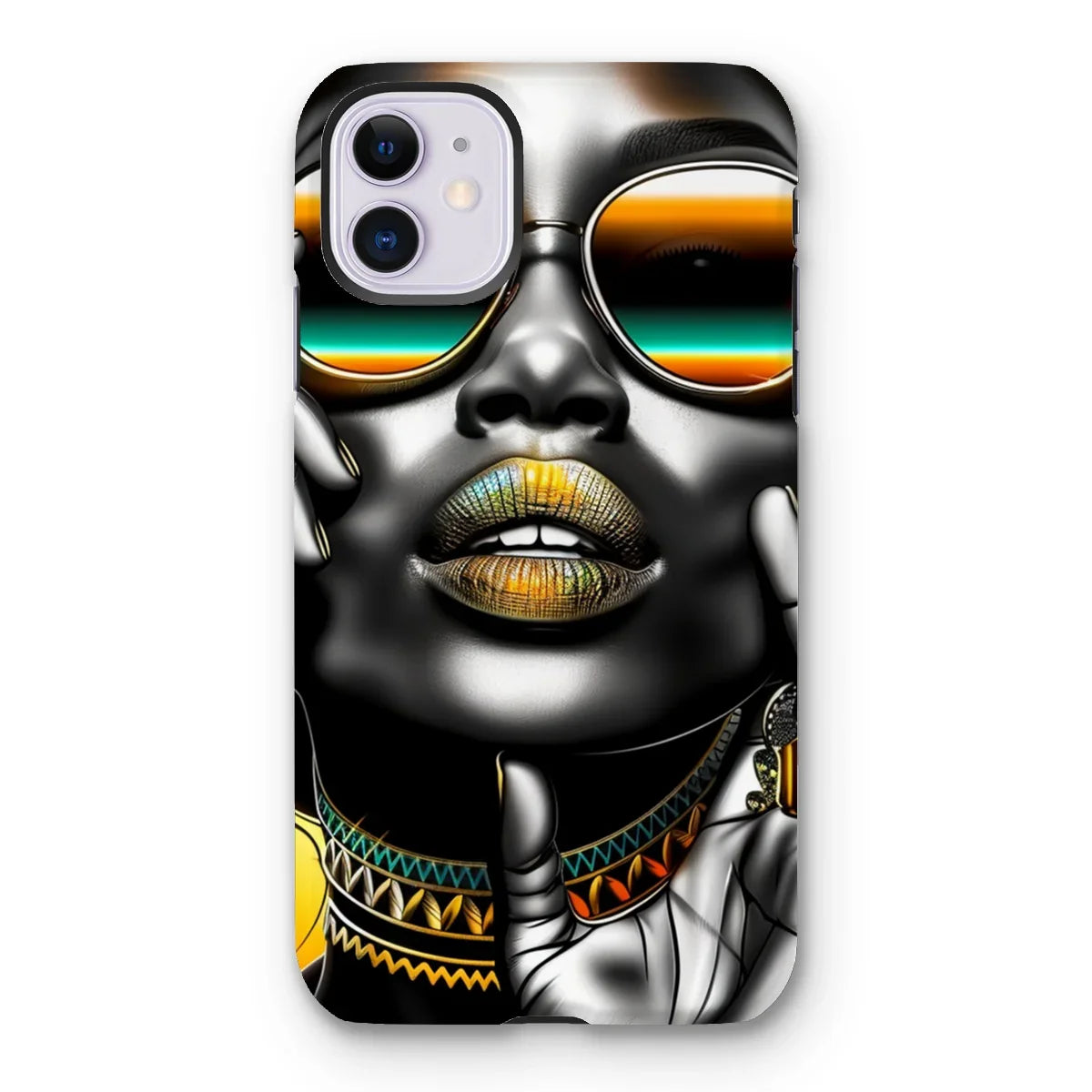 Vibrant Flow Girl Tough Phone Case - D'Sare