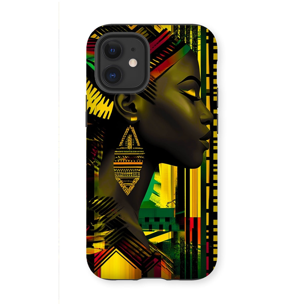 African Print Empress  Tough Phone Case - D'Sare