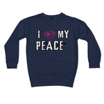 I Love My Peace Kids Sweatshirt - D'Sare