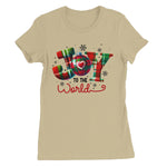 Joy To The World Christmas  Women's Favourite T-Shirt