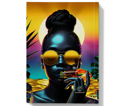 Tropical Sunset Dreams : Neon Vibes  Hardback Journal - D'Sare