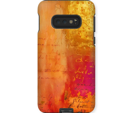 Warm Amber Seranade Tough Phone Case Eclectic Art - D'Sare