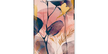 Peachy Golden Flora Escape Tough Phone Case by Prodigi